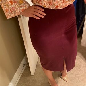 Classic pencil skirt